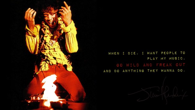 Jimi Hendrix Wants You To Rock Out After He Dies