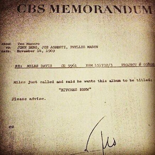 Miles Davis Fucks With CBS